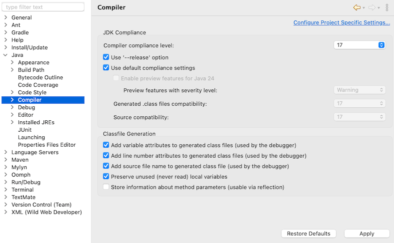 Eclipse Quickstart — GeoTools 34.x User Guide