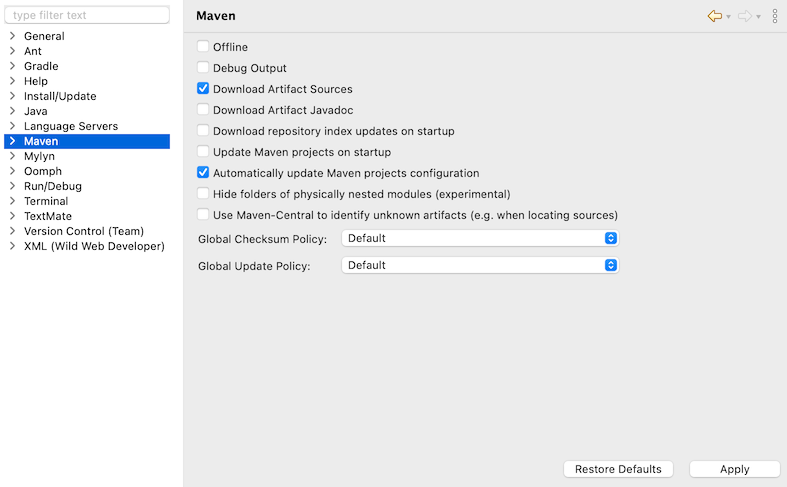 Eclipse Quickstart — GeoTools 34.x User Guide