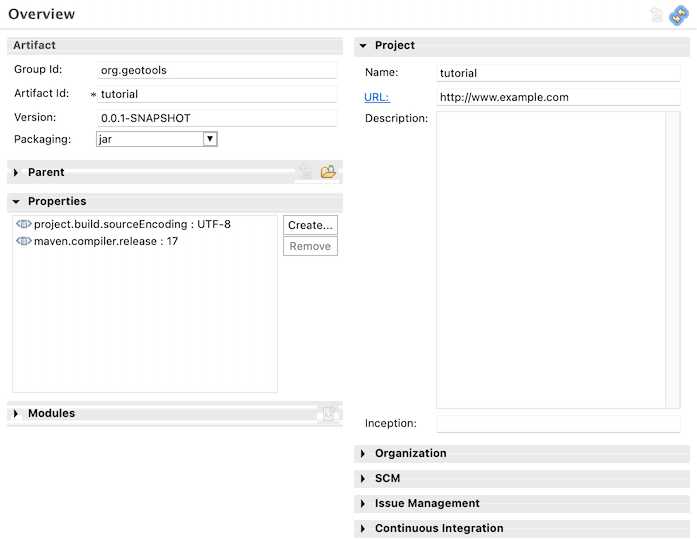 Eclipse Quickstart — GeoTools 34.x User Guide